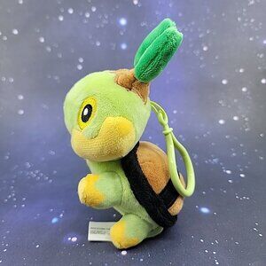 Pokemon Center Turtwig Clip Plush 5" Inch Good Condition Official